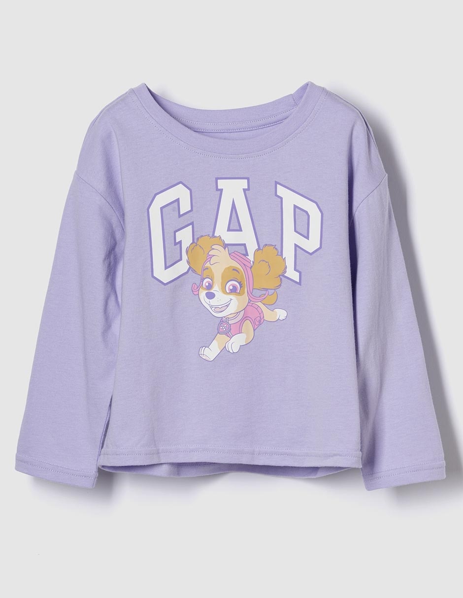 Playera Skye manga larga para bebé niña Playera Skye manga larga para bebé niña