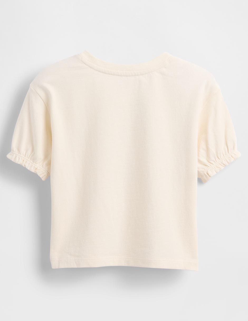 Playera manga corta para niña