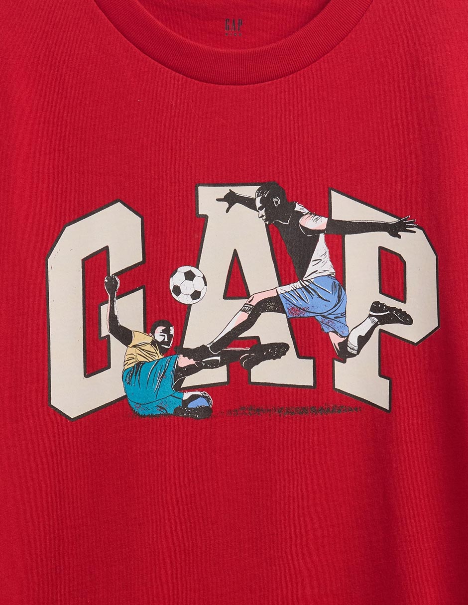 Playera manga corta para niño