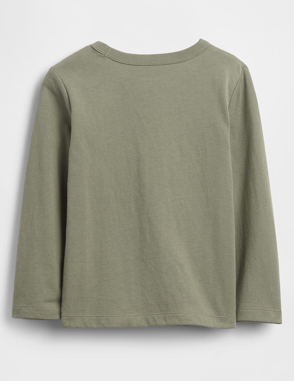Playera manga larga para bebé niño