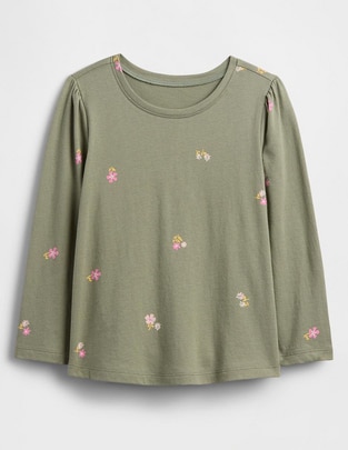 Playera manga larga para niña Playera manga larga para niña