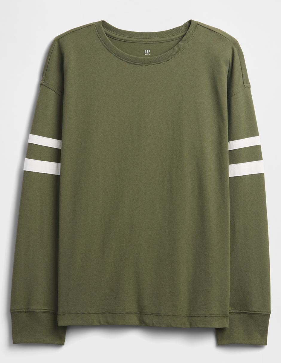 Playera manga larga para niño Playera manga larga para niño