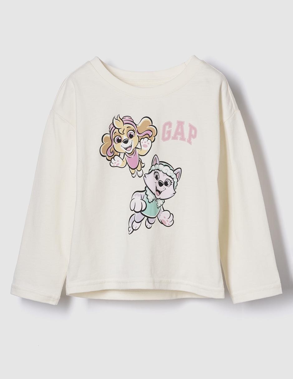 Playera manga larga para niña Playera manga larga para niña