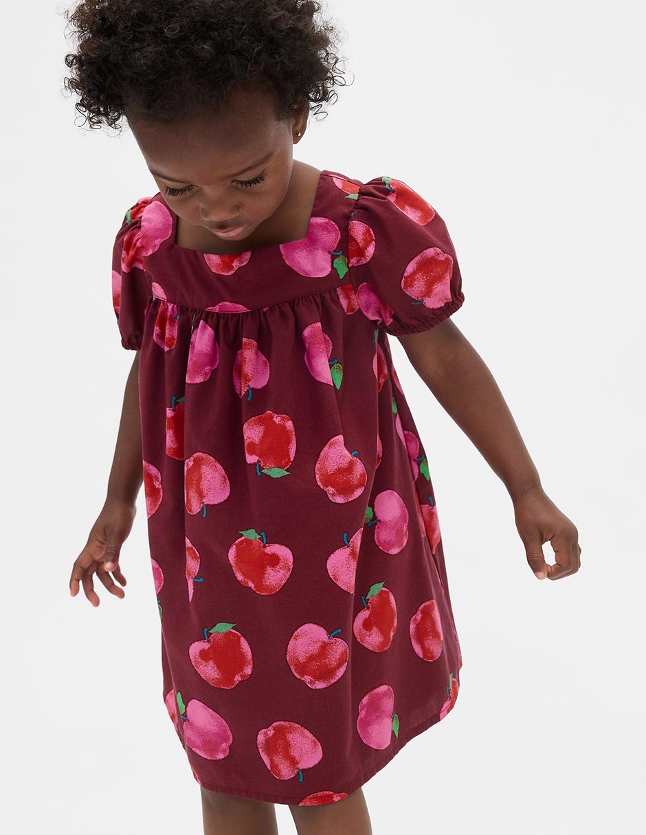 Vestido manga globo para bebé niña Vestido manga globo para bebé niña