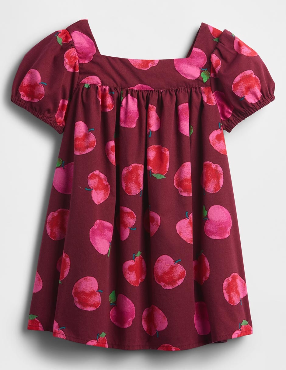 Vestido manga globo para bebé niña 3