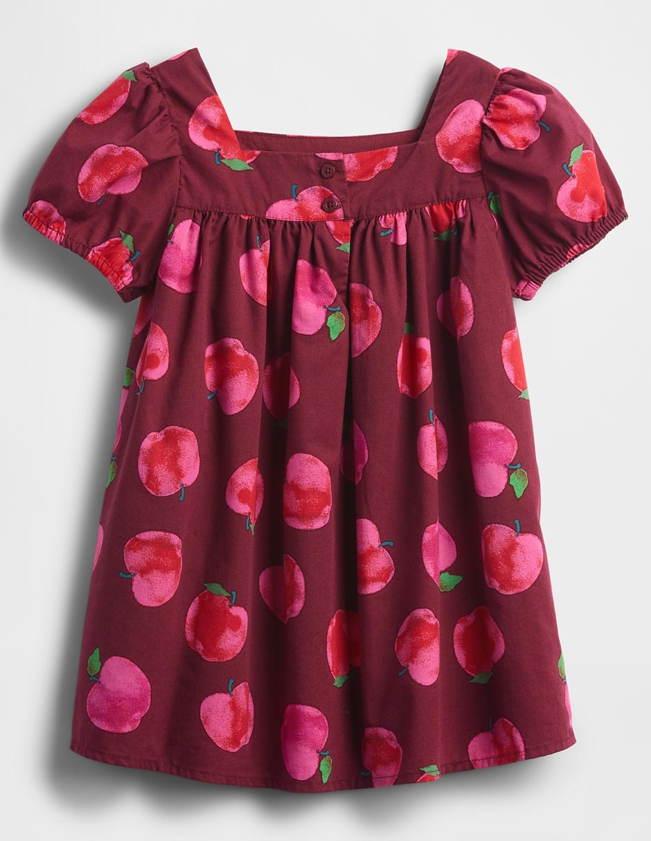Vestido manga globo para bebé niña 2