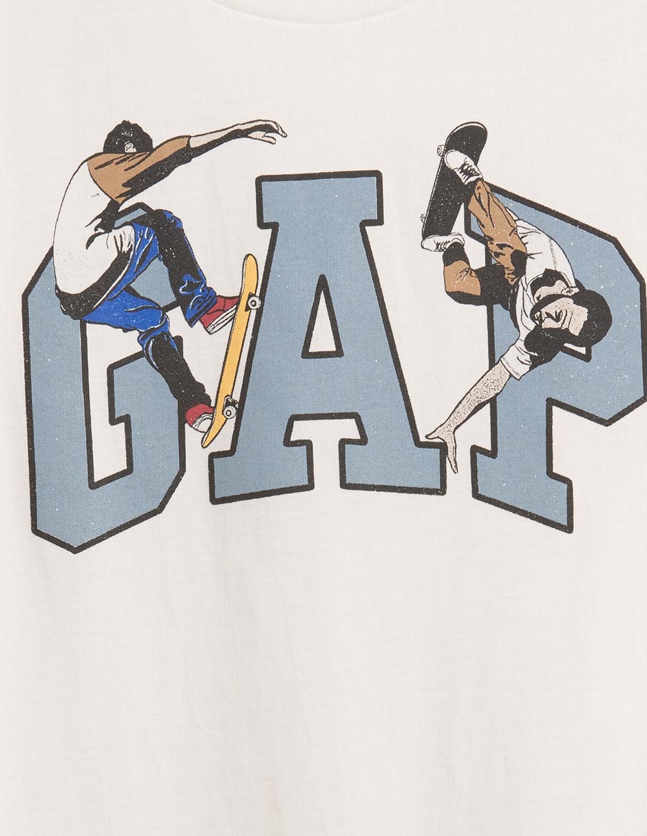Playera manga corta para niño