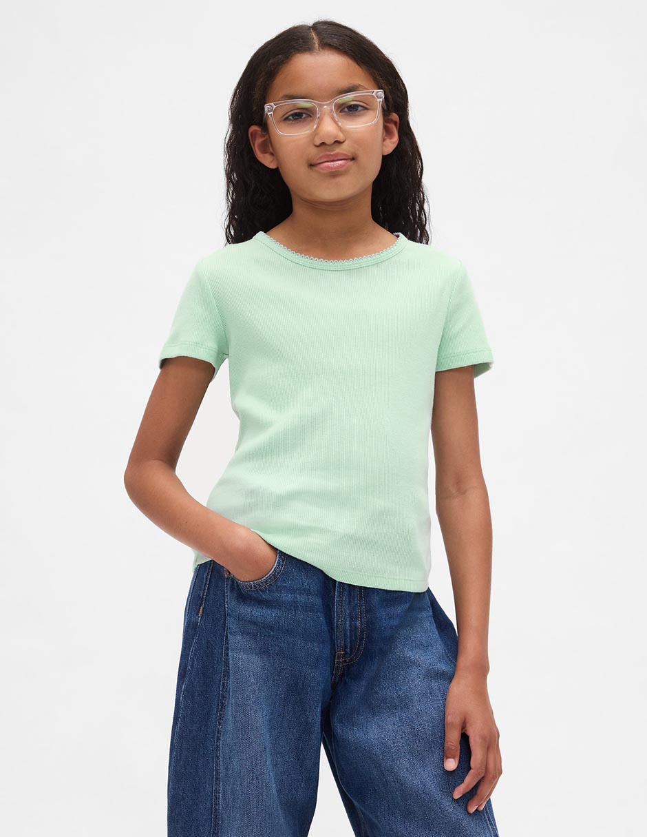 Playera manga corta para niña Playera manga corta para niña