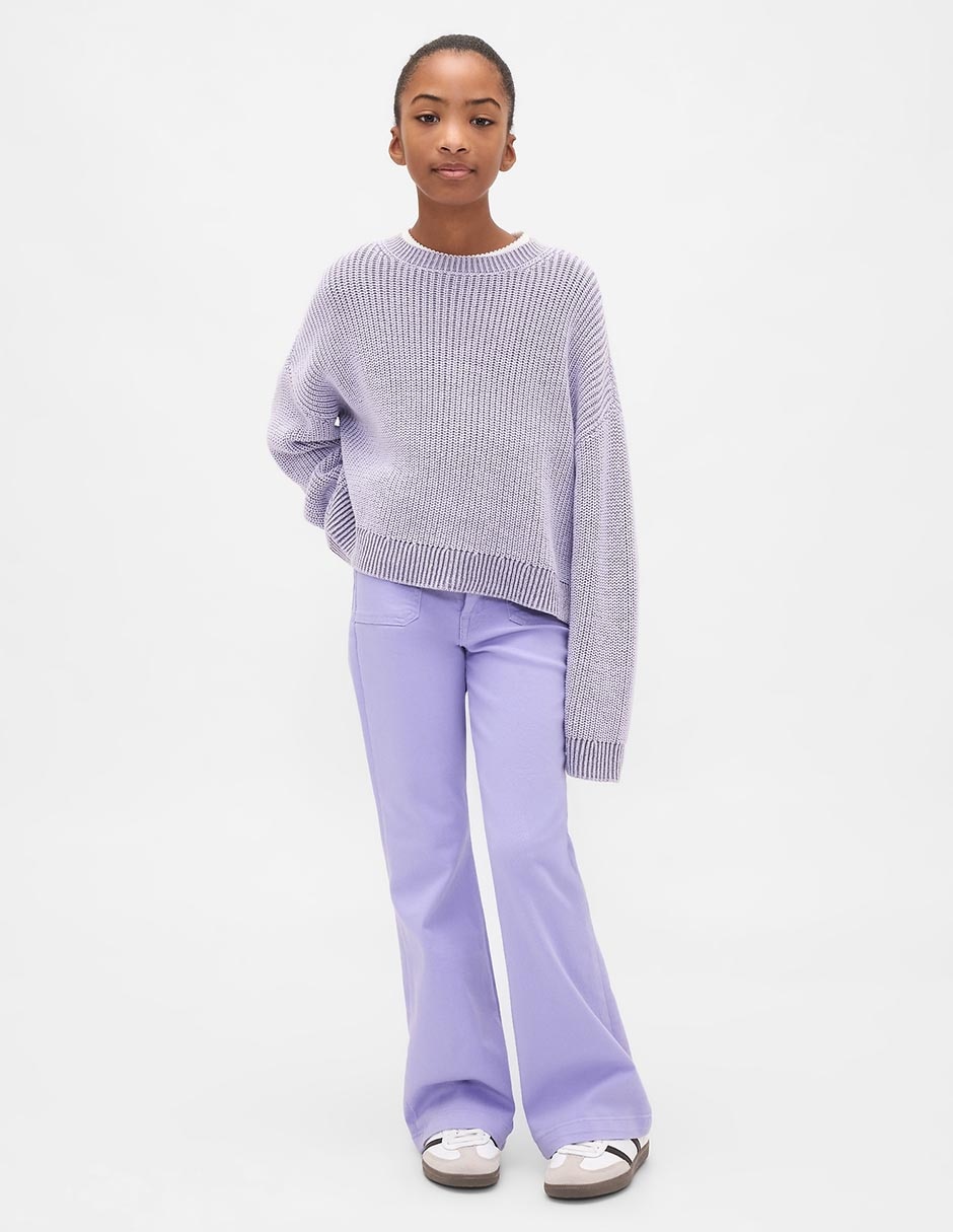 Jeans flare para niña