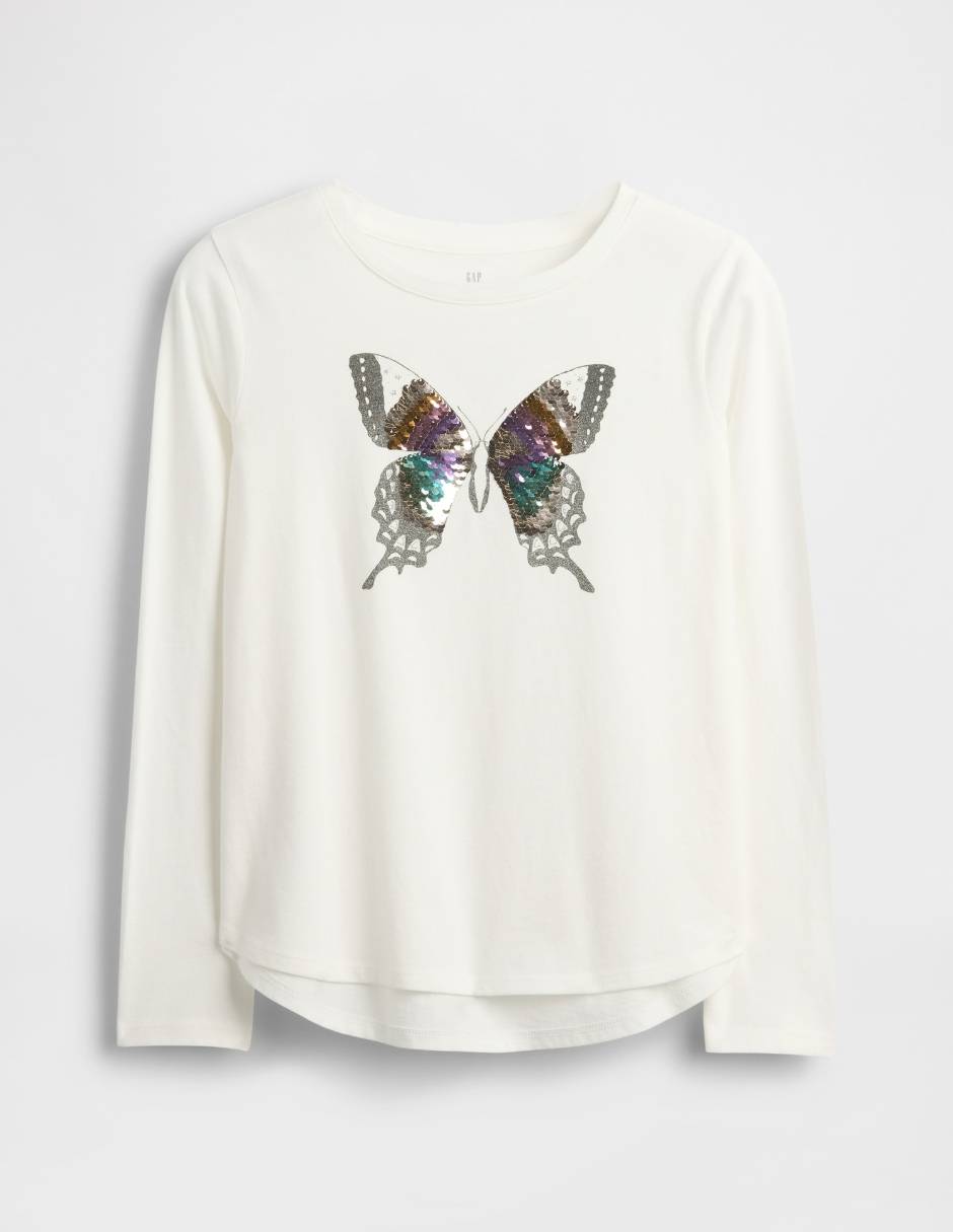 Playera manga larga para niña 2