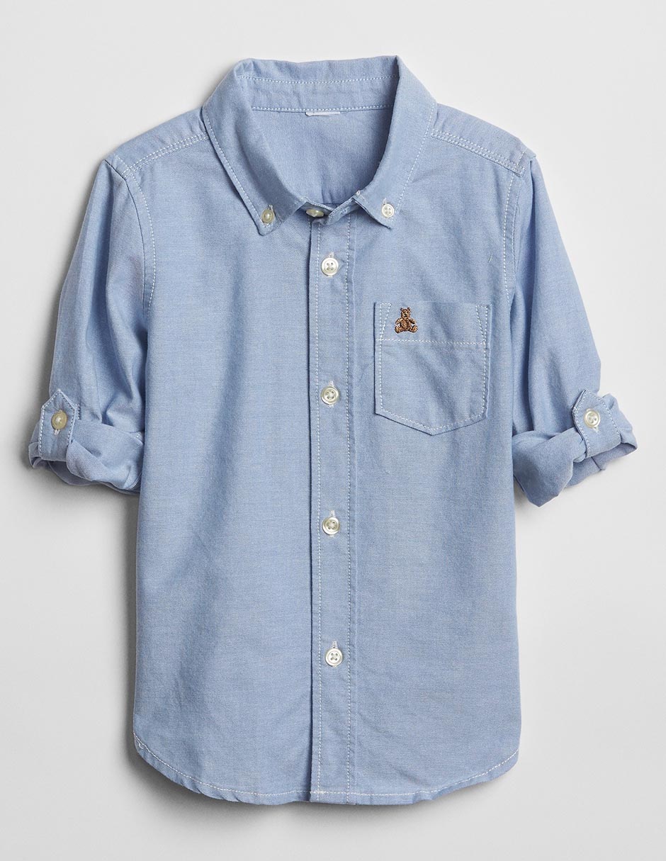 Camisa casual manga larga para niño Camisa casual manga larga para niño