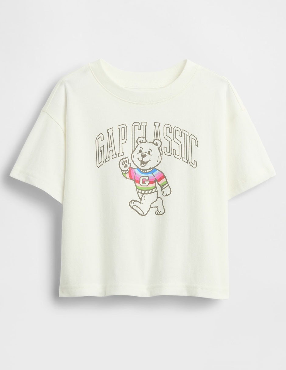 Playera manga corta para niña Playera manga corta para niña