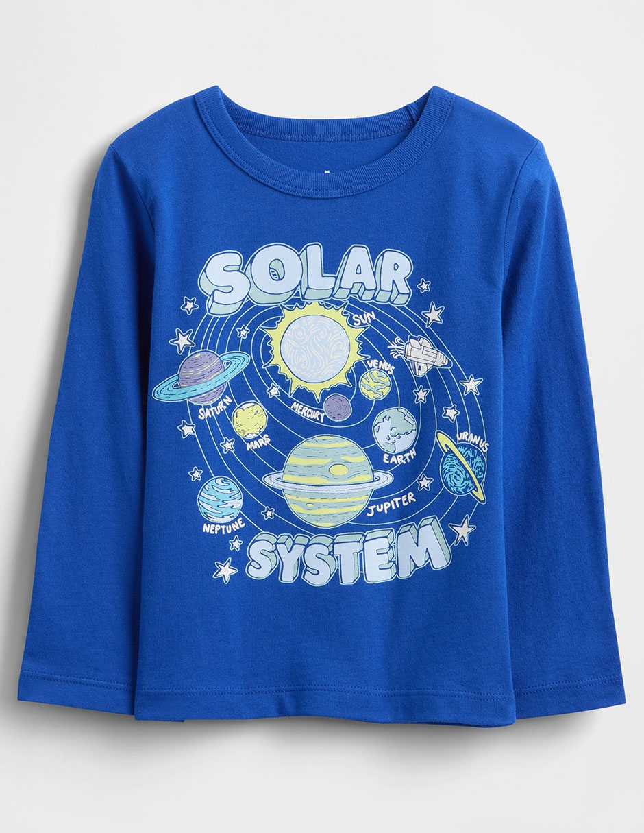 Playera manga larga para niño