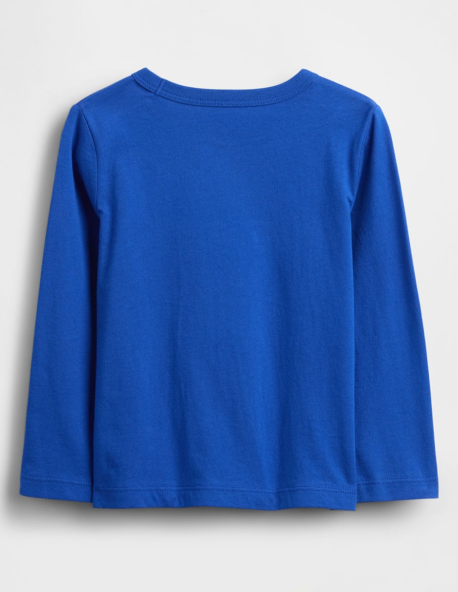 Playera manga larga para niño