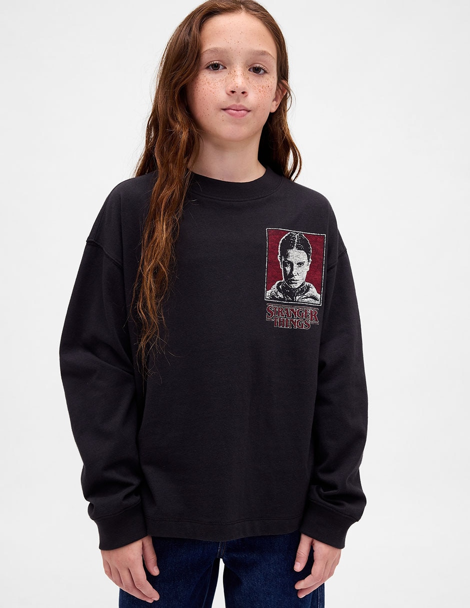 Playera Stranger Things Stranger Things manga larga para niño