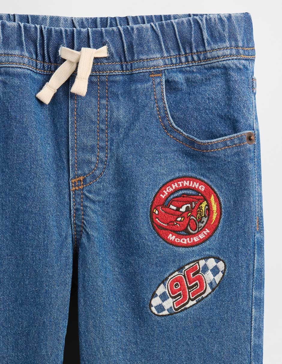 Jeans straight lavado medio para niño