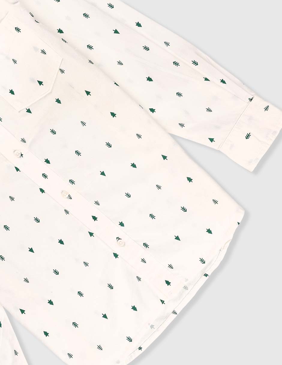 Camisa casual manga larga para niño 7