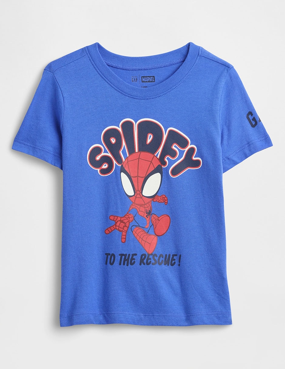 Playera Spidey manga corta para niño