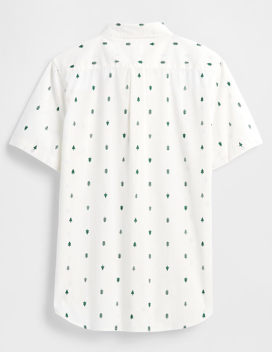 Camisa casual de algodón manga corta para niño 2