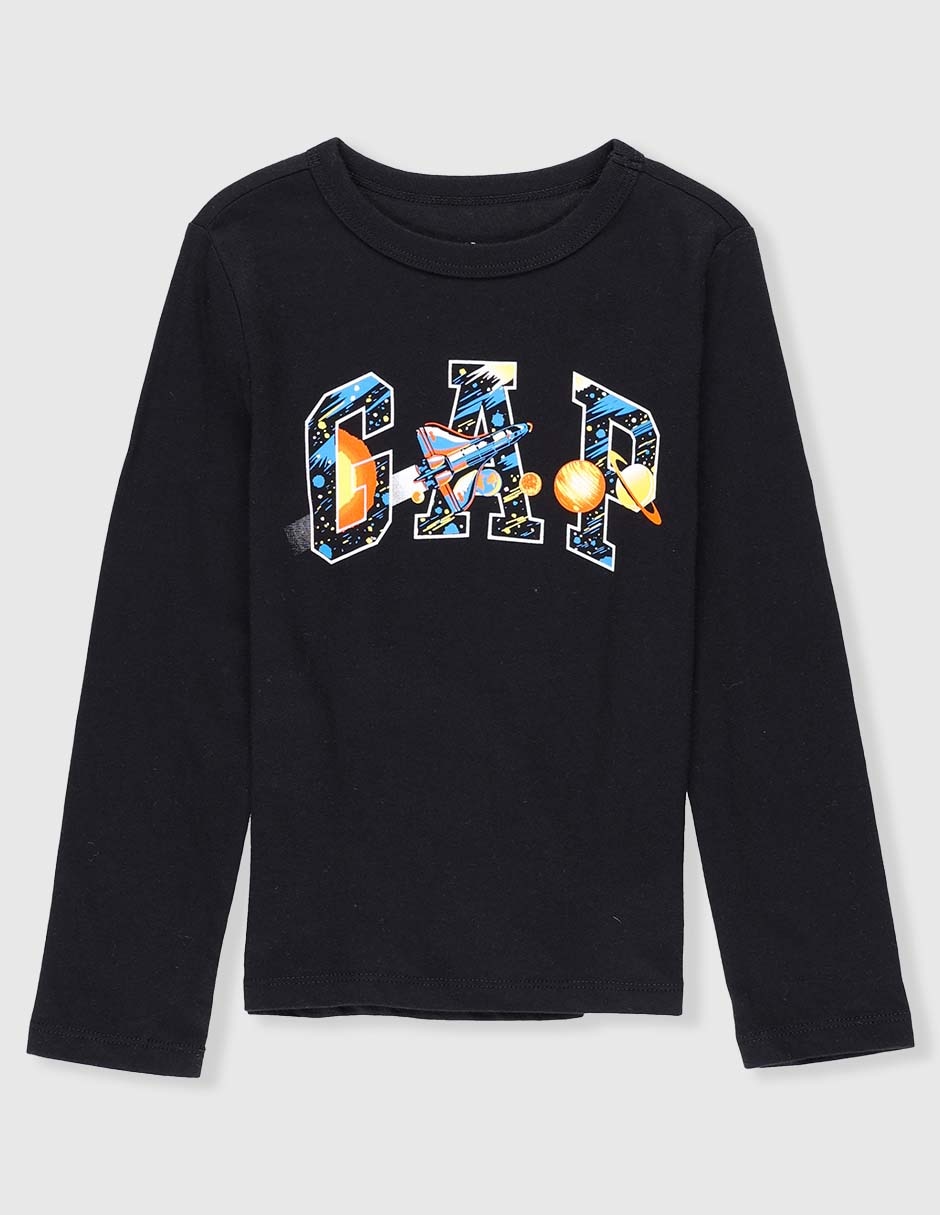 Playera manga larga para niño