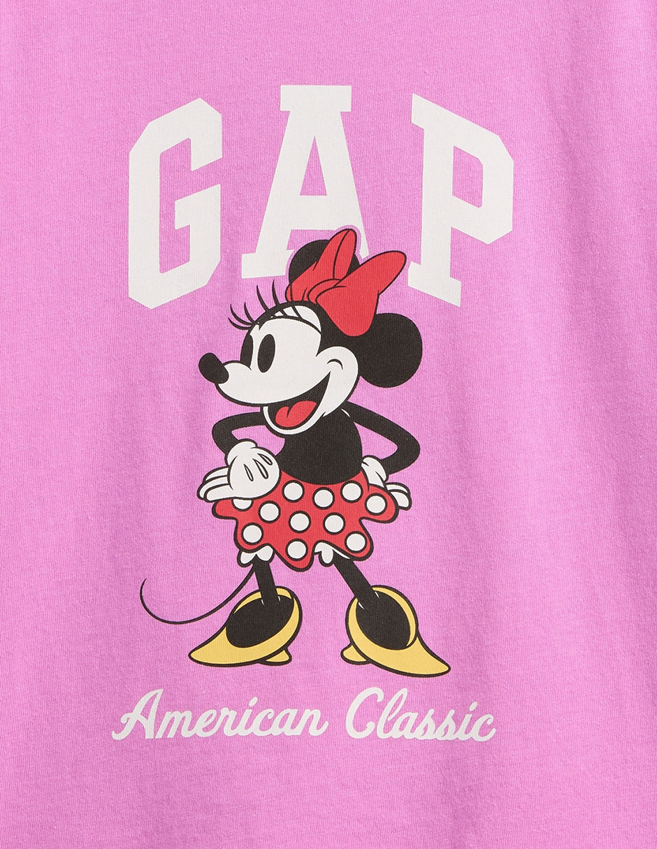 Playera Minnie Mouse Disney manga corta para bebé niña
