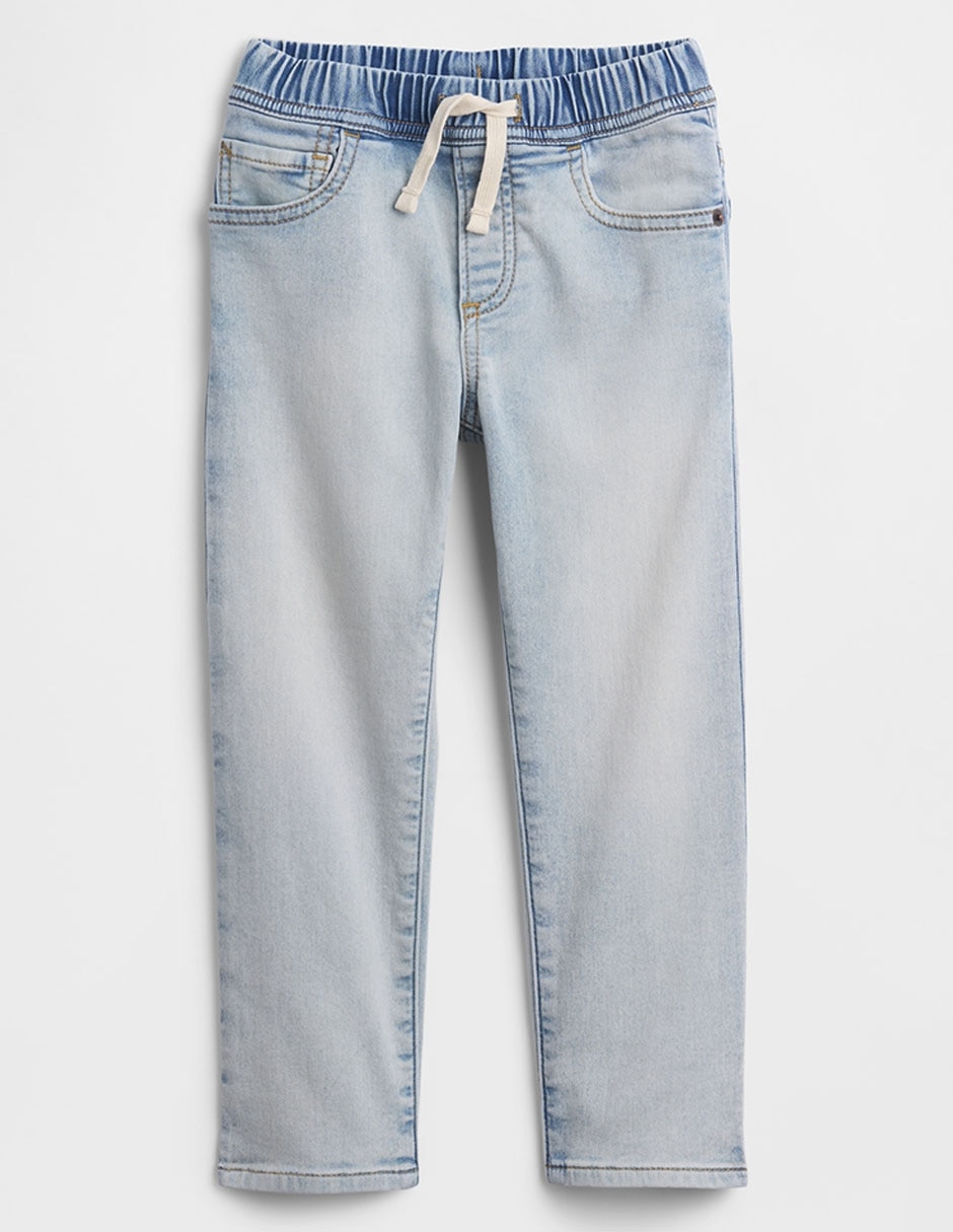 Jeans slim lavado claro para niño