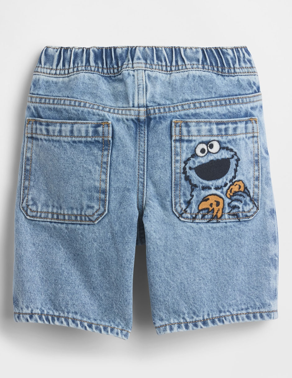 Short Plaza Sésamo Elmo y el Comegalletas para niño