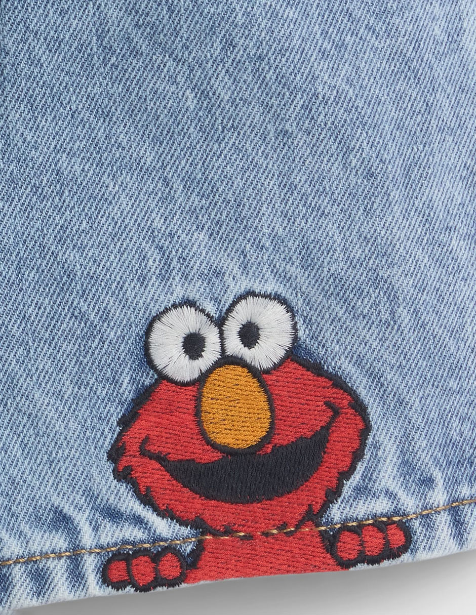Short Plaza Sésamo Elmo y el Comegalletas para niño