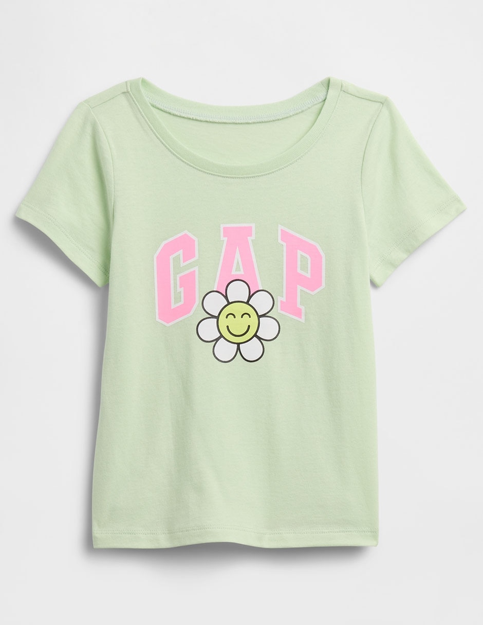 Playera manga corta para bebé niña