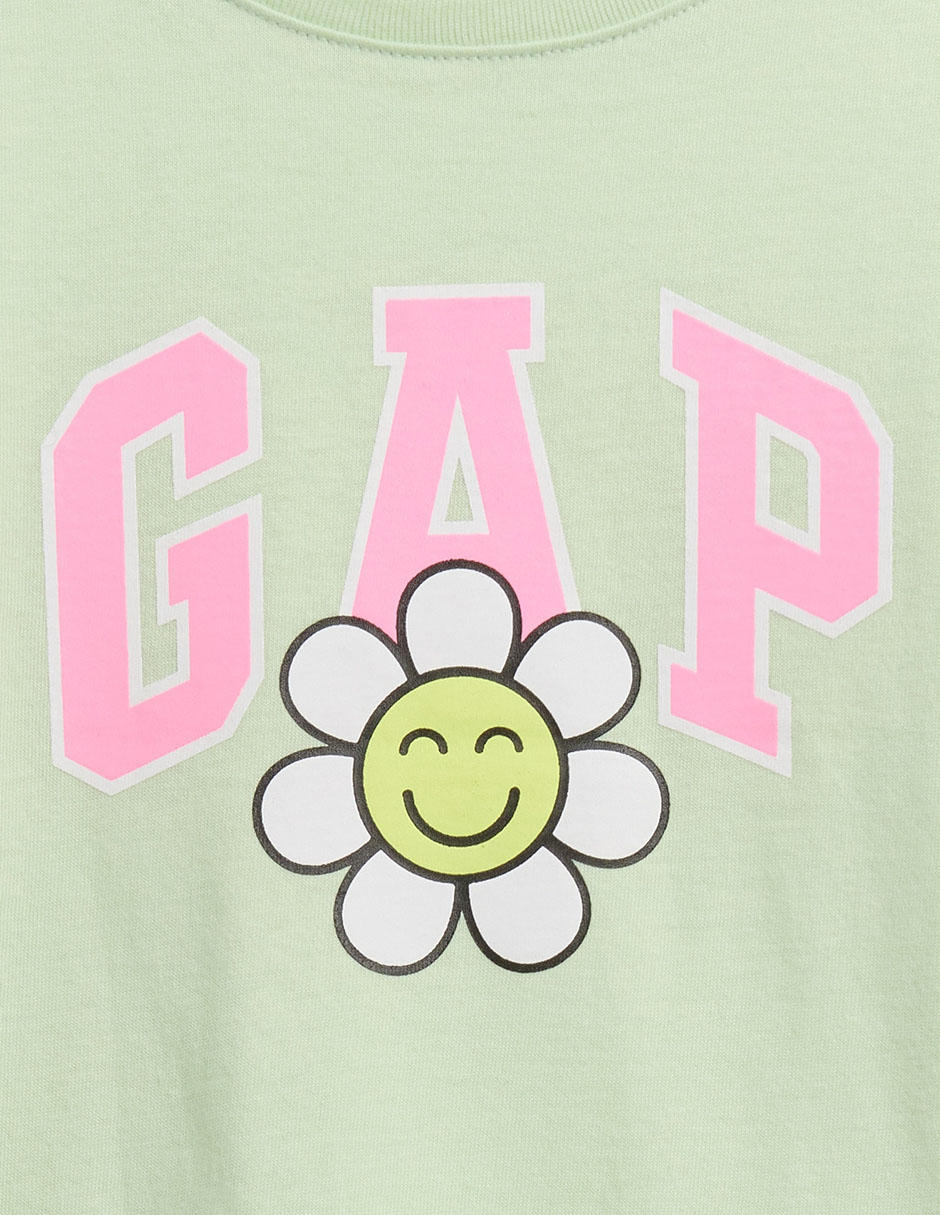 Playera manga corta para bebé niña