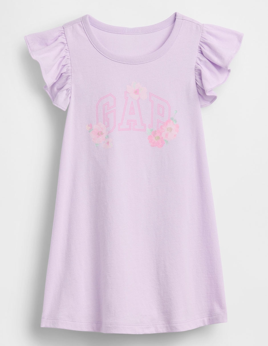 Vestido manga mariposa para niña Vestido manga mariposa para niña
