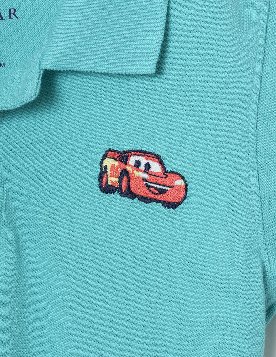 Playera tipo polo Pato Donald de algodón para niño