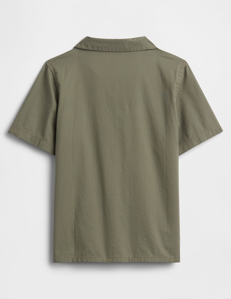 Camisa casual manga corta para niño