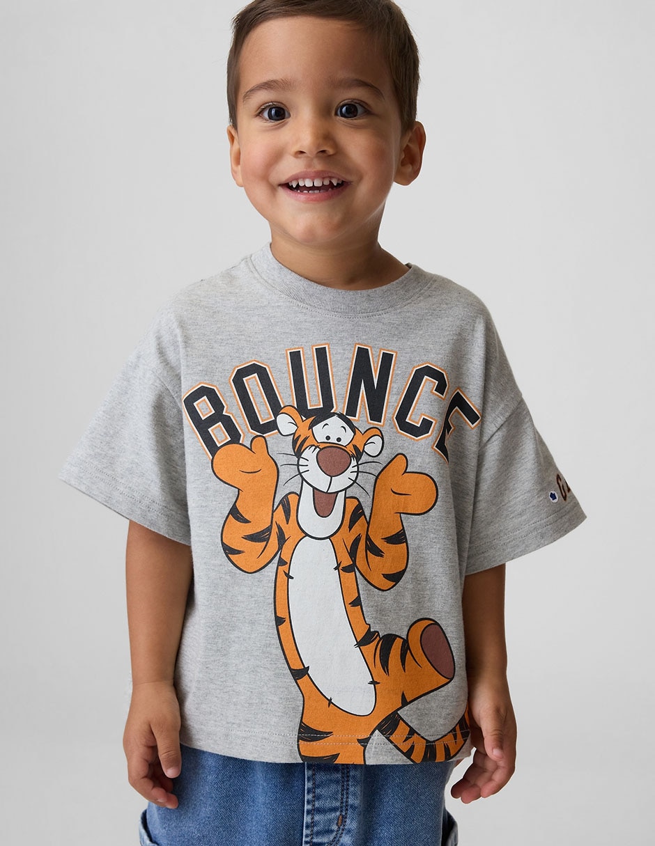 Playera Tigger manga corta para bebé niño