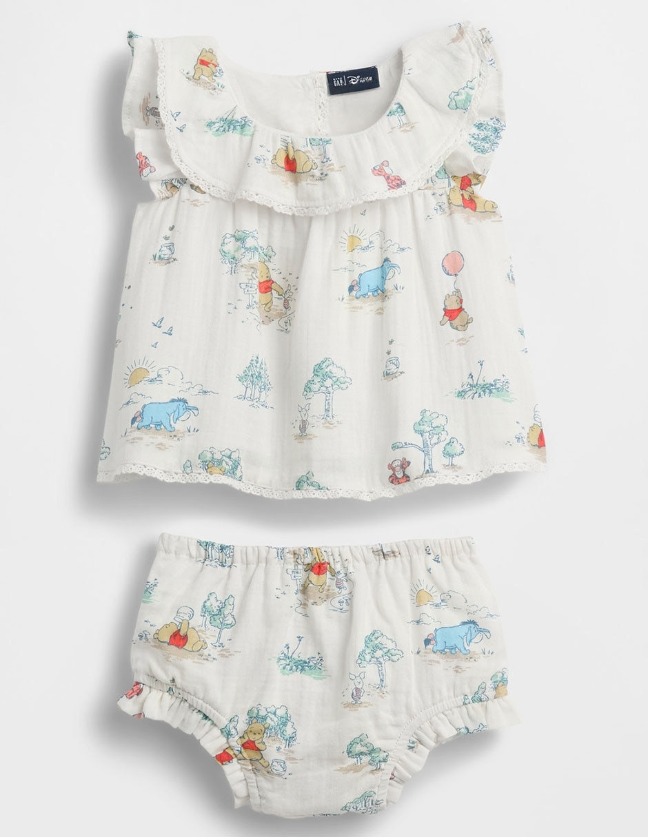 Conjunto de algodón para bebé niña