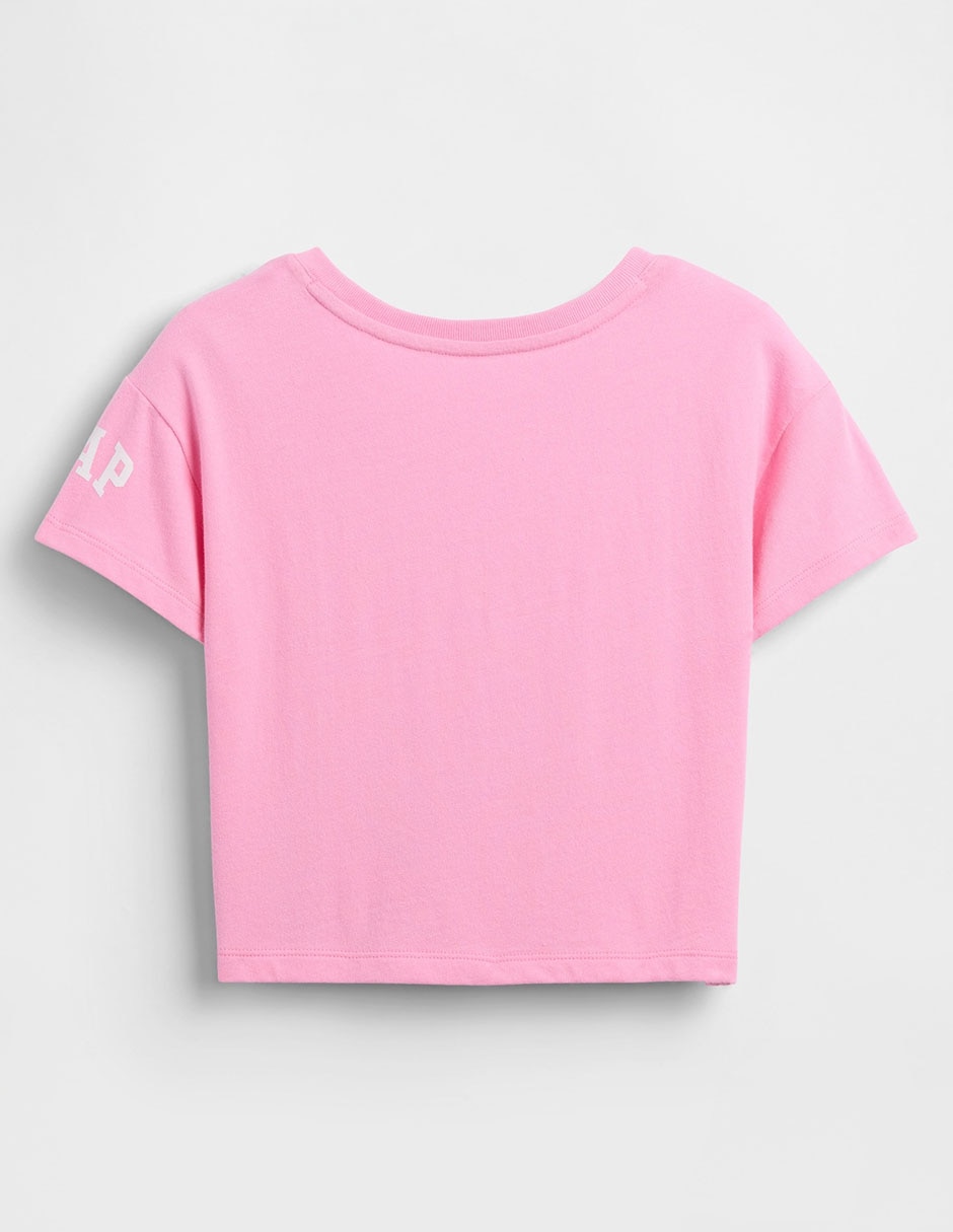 Playera Princesa Peach manga corta para niña