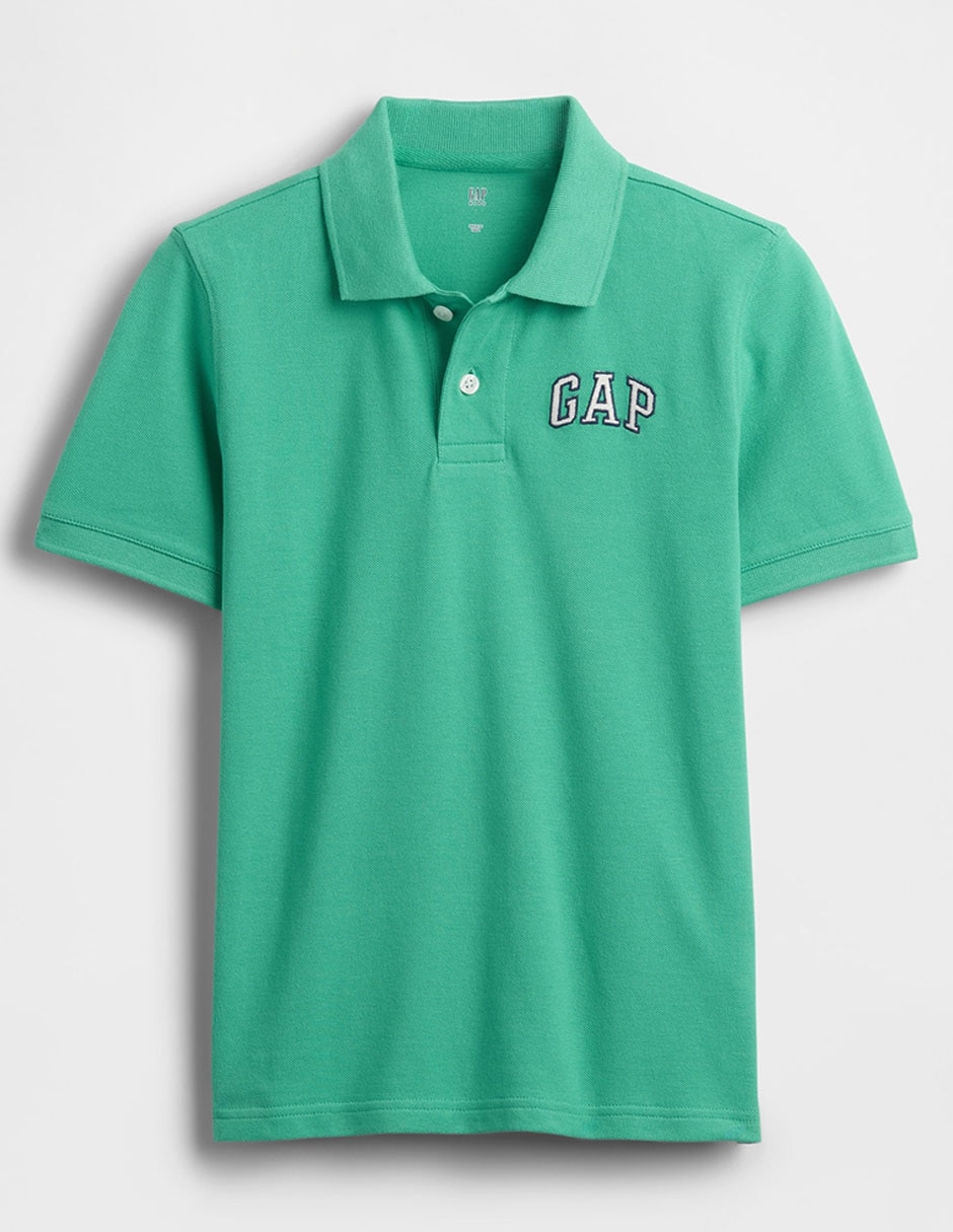 Playera tipo polo para niño