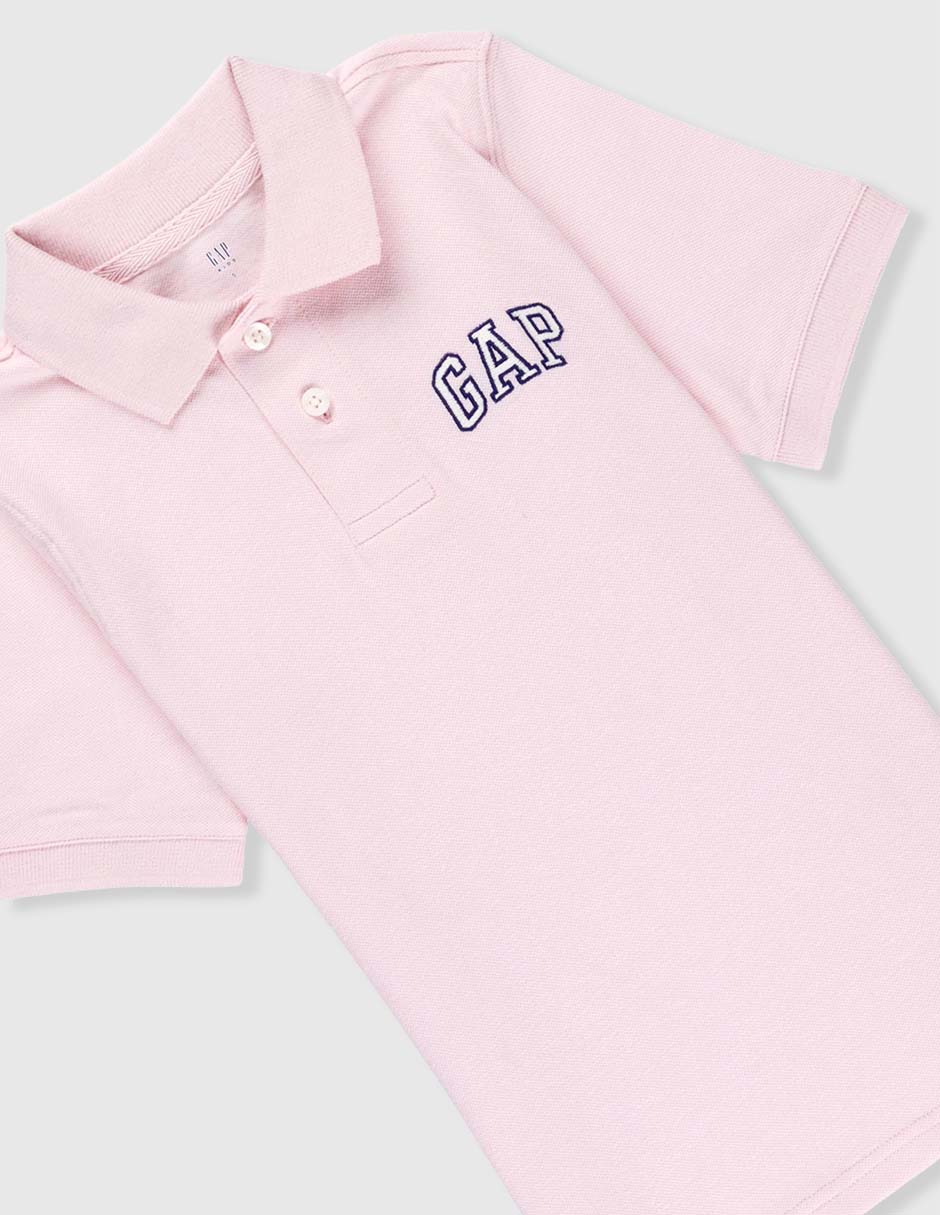 Playera tipo polo para niño