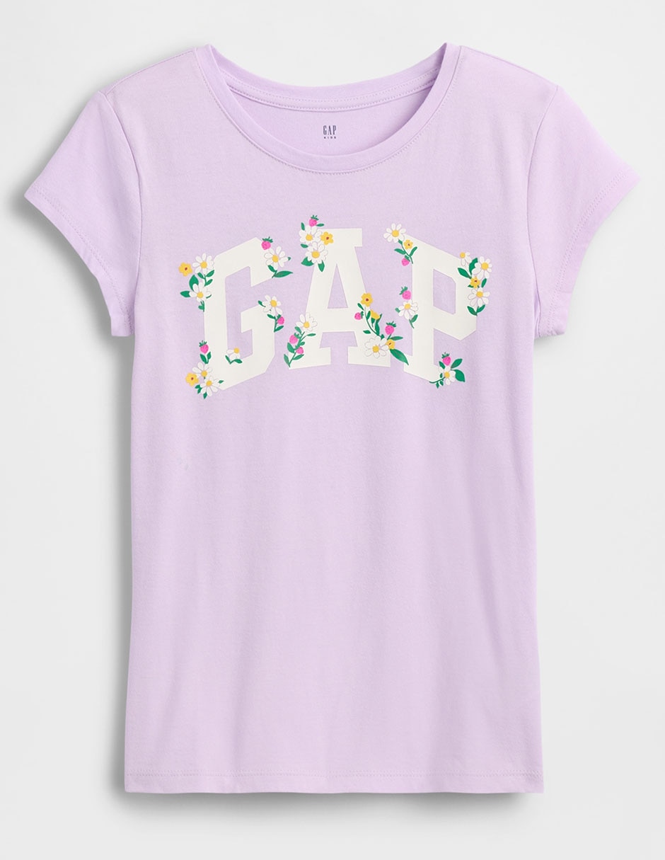 Playera manga corta para niña