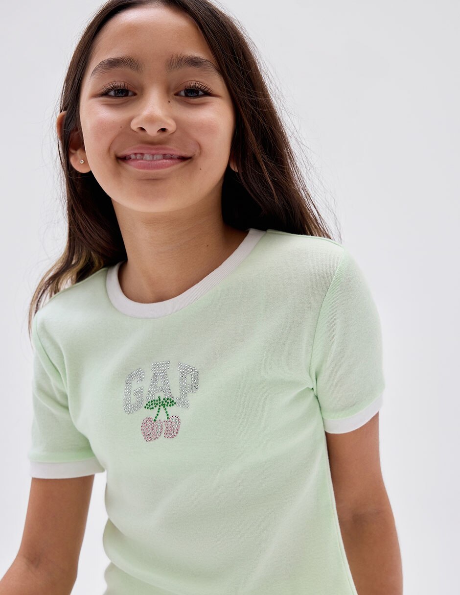 Playera manga corta para niña 2