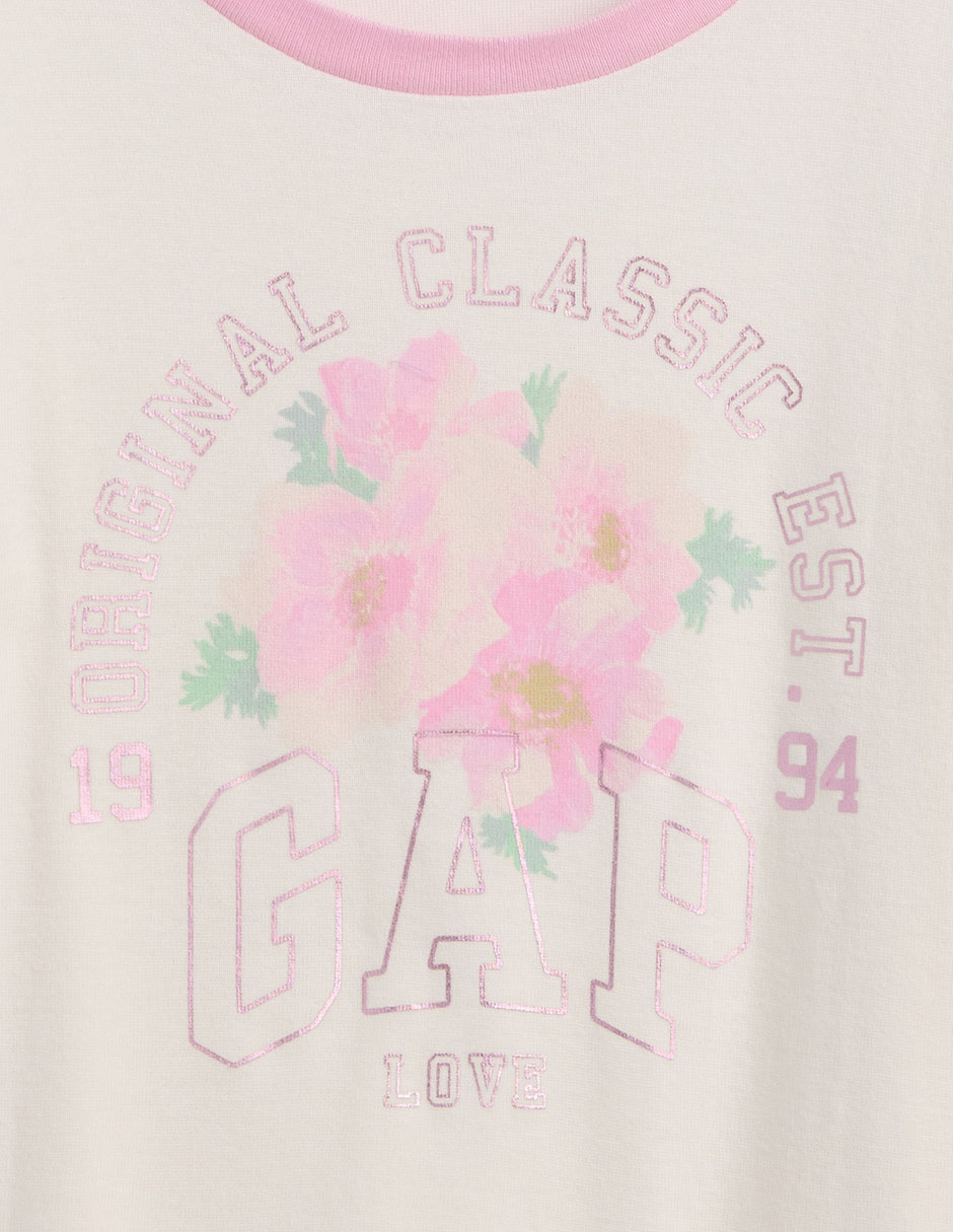 Playera manga corta para niña 3