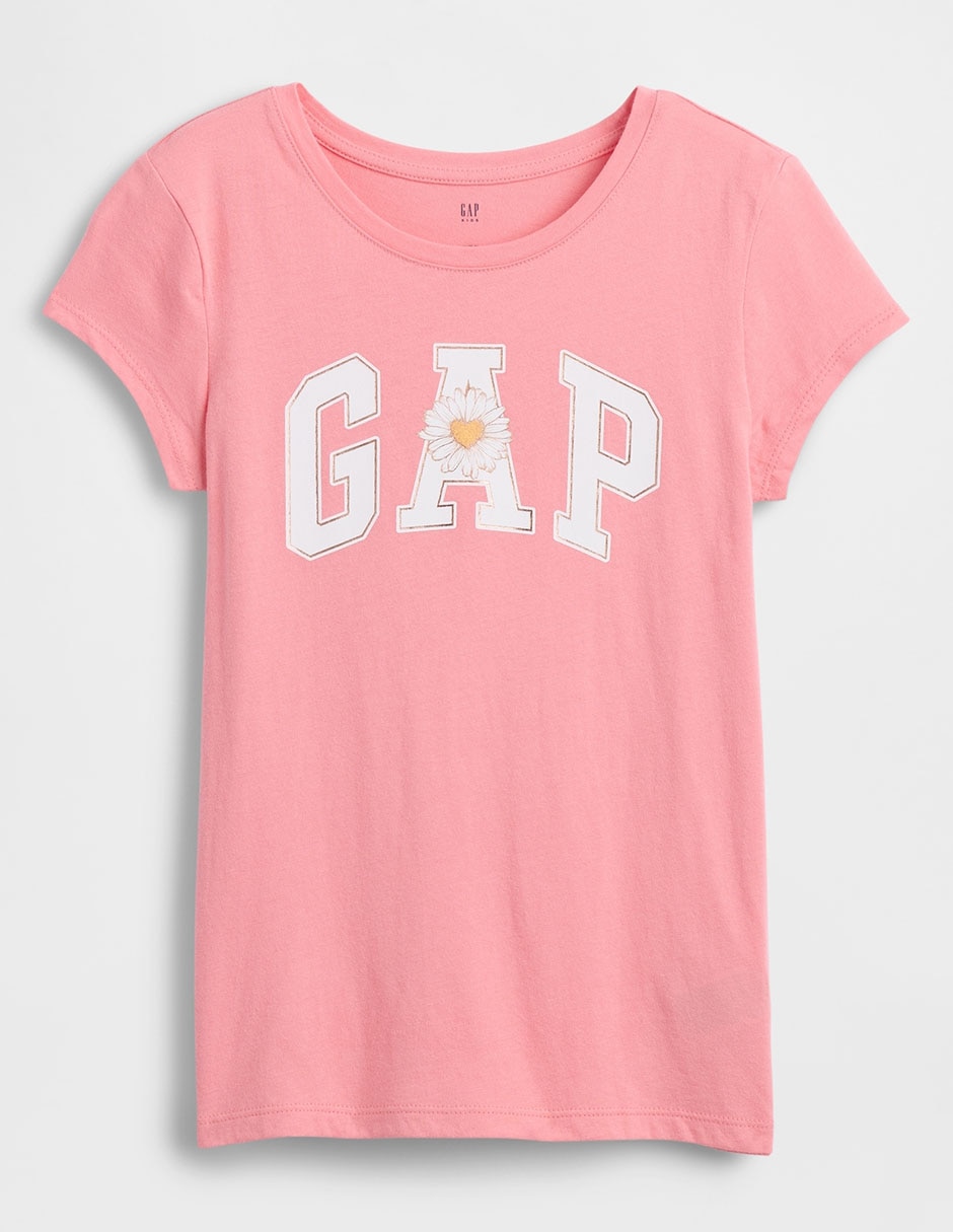 Playera manga corta para niña