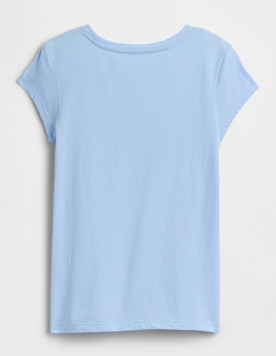Playera manga corta para niña