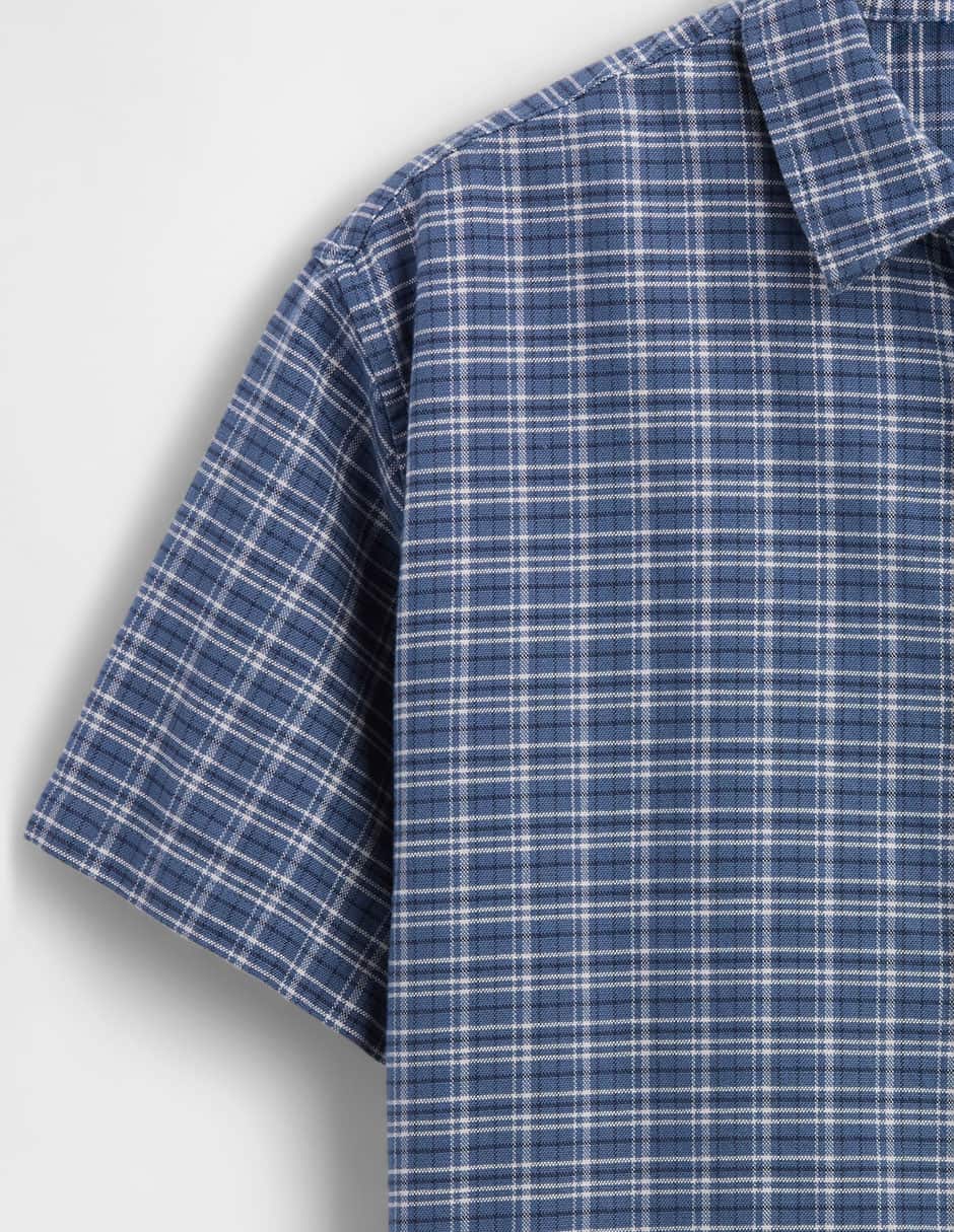Camisa casual de algodón manga corta para niño
