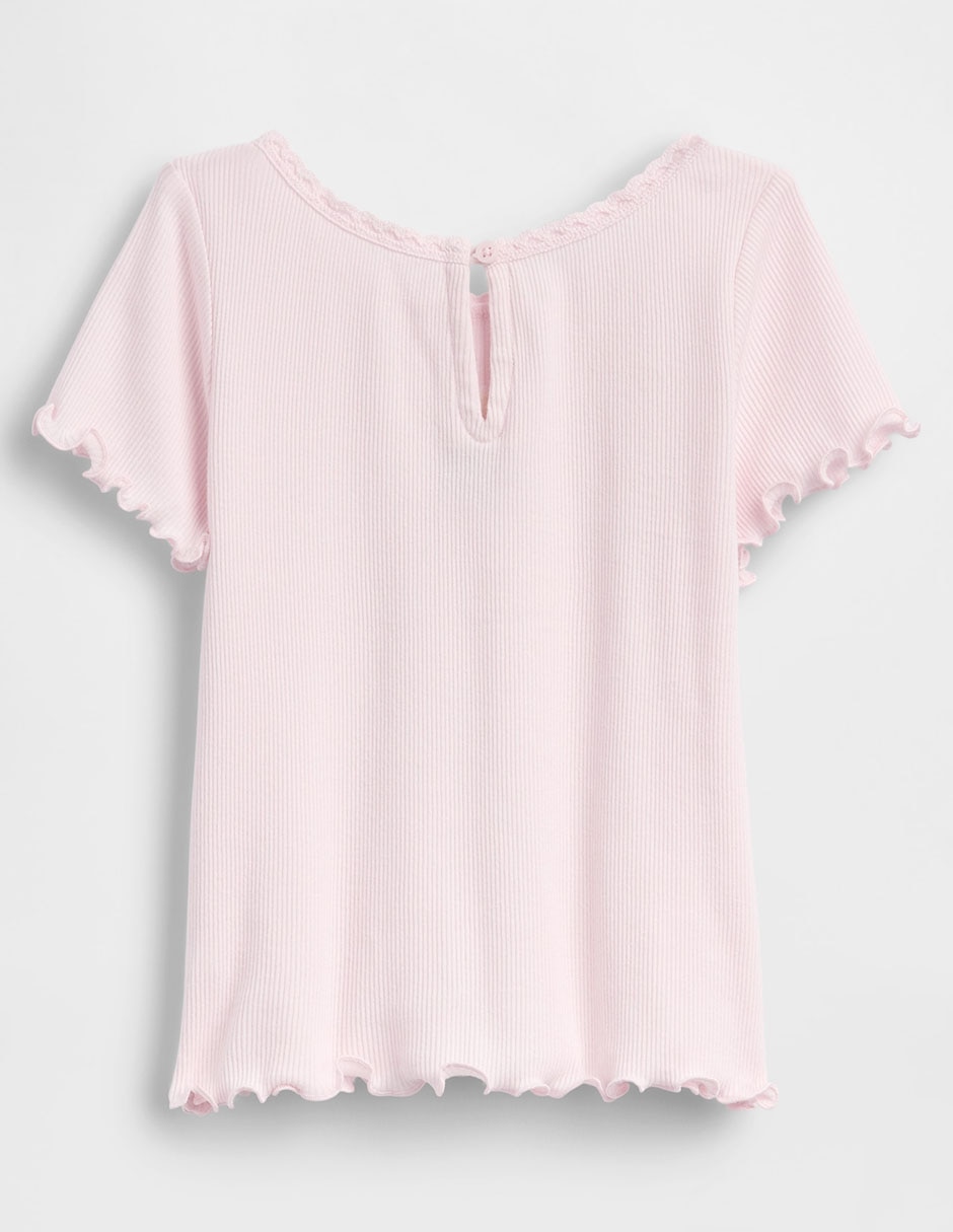 Playera manga corta para bebé niña