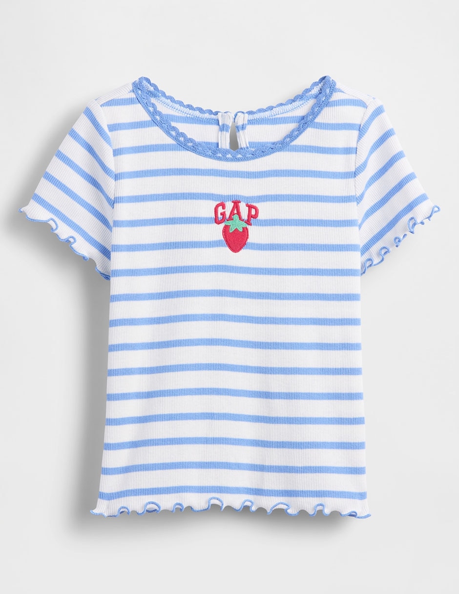 Playera manga corta para bebé niña Playera manga corta para bebé niña