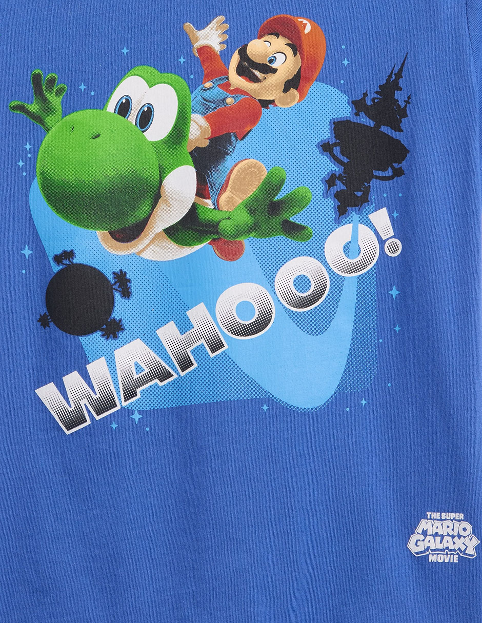 Playera Super Mario Bros manga corta para bebé niño