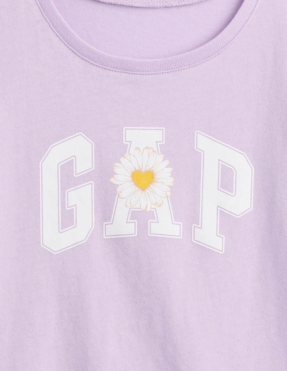 Playera manga corta para bebé niña