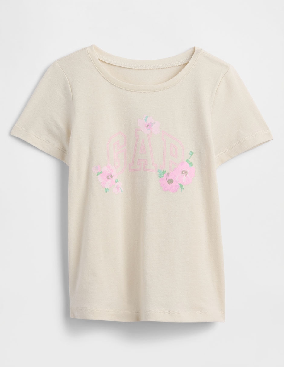 Playera manga corta para bebé niña