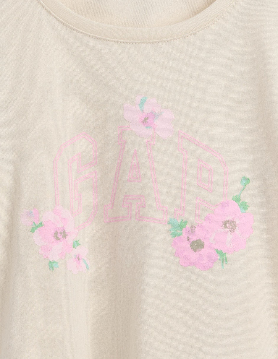 Playera manga corta para bebé niña